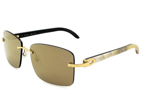 cartier sunglasses 140|cartier glasses 140 genuine horn.